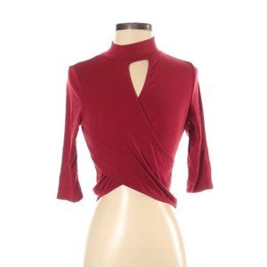 Gazoz Red Cut Out Red Top Size Small 3/4 Sleeve